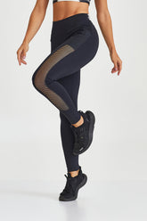 Legging Nakay Detalhe Elastico Personalizado Preto Caju Brasil