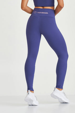 Conjunto Top e Legging Canelado Roxo Caju Brasil