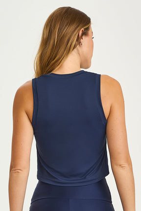 Cropped Regata SF Azul Marinho Caju Brasil