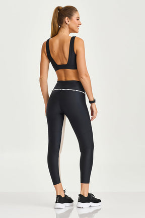 Legging Atletika Com Cadarço Preto Caju Brasil