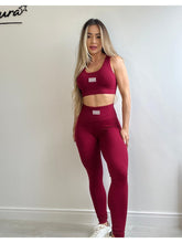 Conjunto Legging Comfort Rib Vermelha Rubi