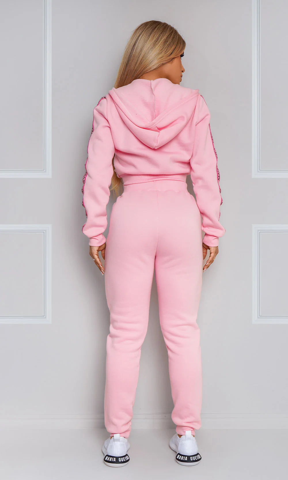 Calça Jogger Moletom Fleece Maria Gueixa Rosa