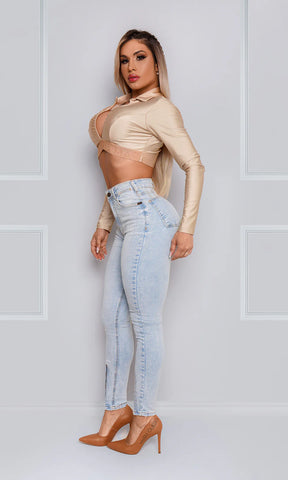 Cropped Top Glam Time Maria Gueixa