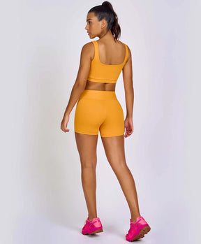 Shorts Hyper Liso Amarelo Alto Giro