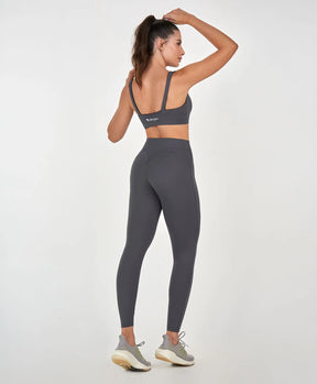 Legging Push Up Cinza Alto Giro