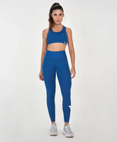 Legging Símbolo Essential Azul Alto Giro