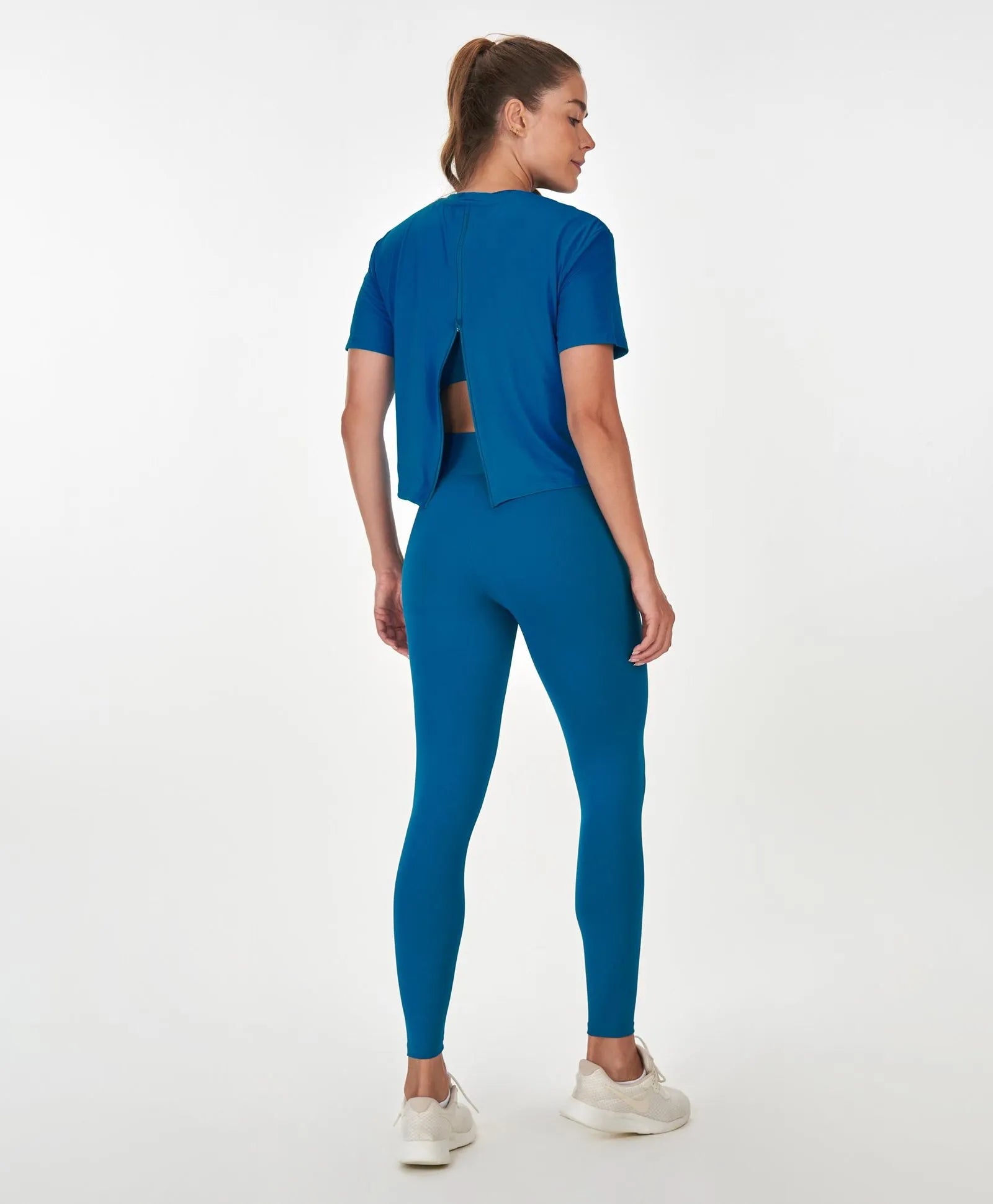 Legging Símbolo Essential Azul Alto Giro