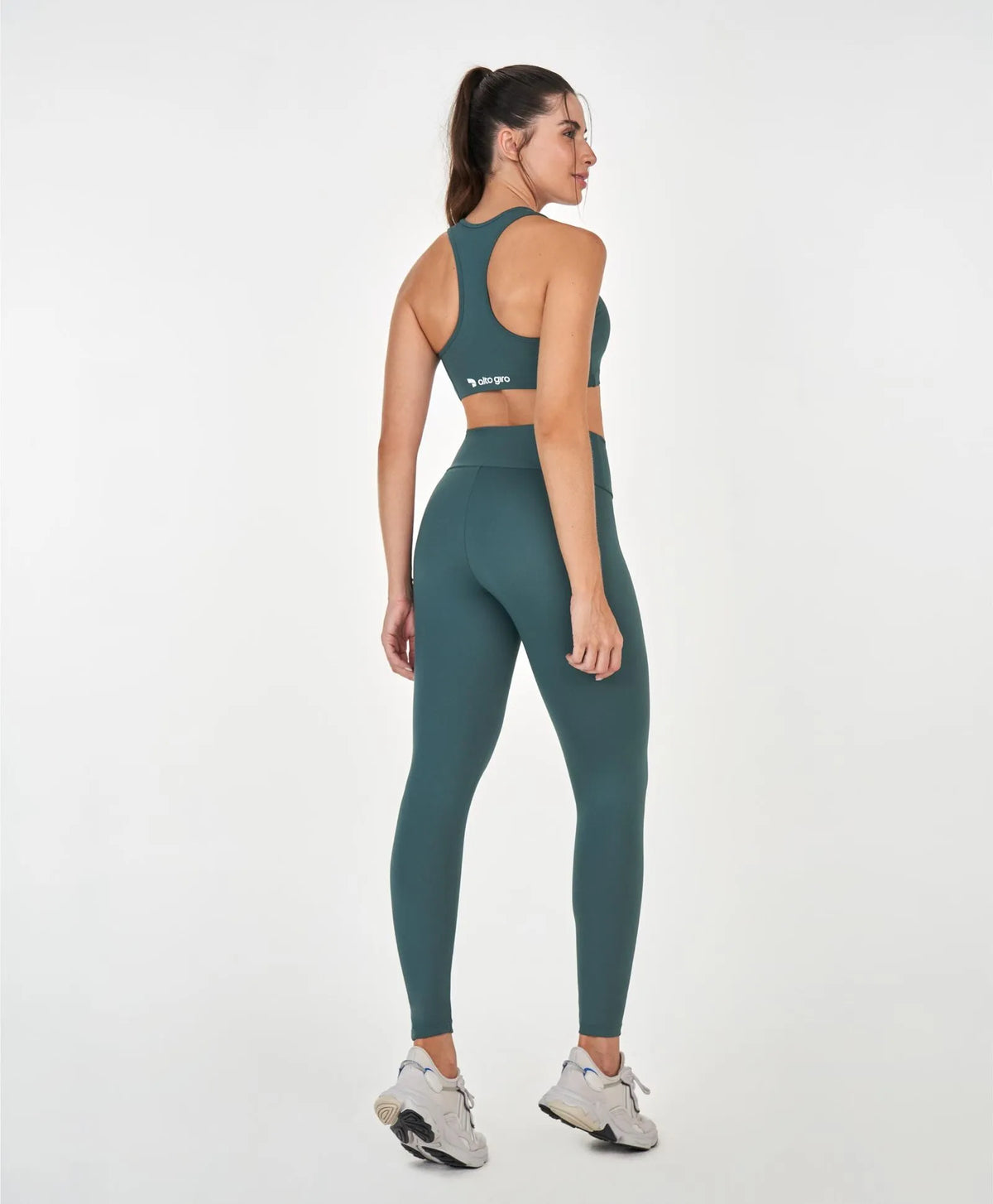 Legging Símbolo Essential Verde Alto Giro