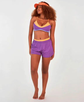 Shorts 3 Em 1 TN AG Roxo Alto Giro