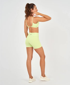 Shorts Hyper Liso Eterno Cos Alto Verde Alto Giro