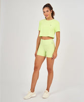 Shorts Hyper Liso Eterno Cos Alto Verde Alto Giro