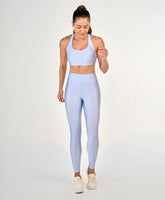 Legging Eterna Shine Gelo Alto Giro