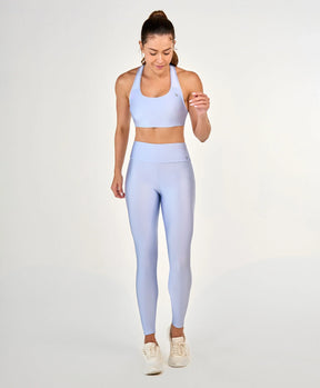 Legging Eterna Shine Gelo Alto Giro