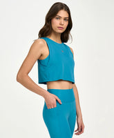 Regata Cropped Refletivos Azul Acqua Alto Giro