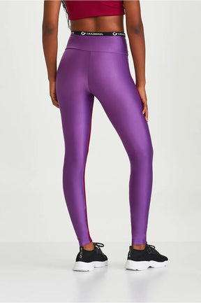 Legging Atletika com Bolso e Elastico Personalizado Roxo Astral