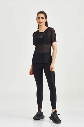 Blusa De Tule Clássica Preto Caju Brasil