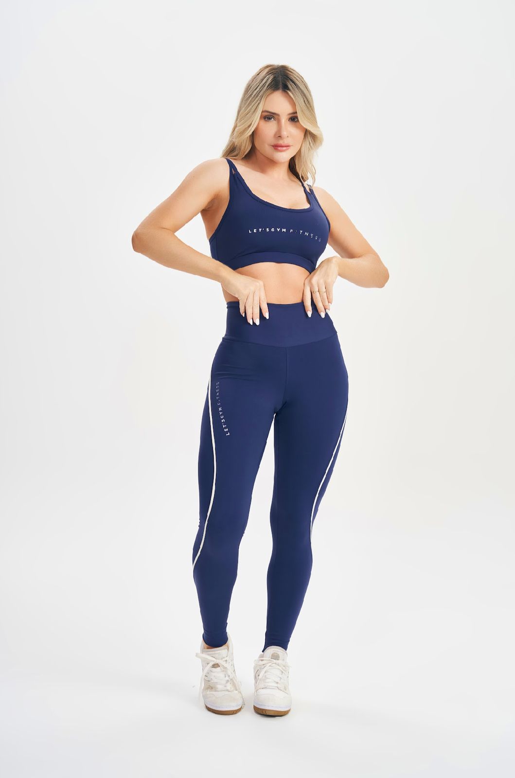 Legging Lets Basic Azul Marinho Lets Gym