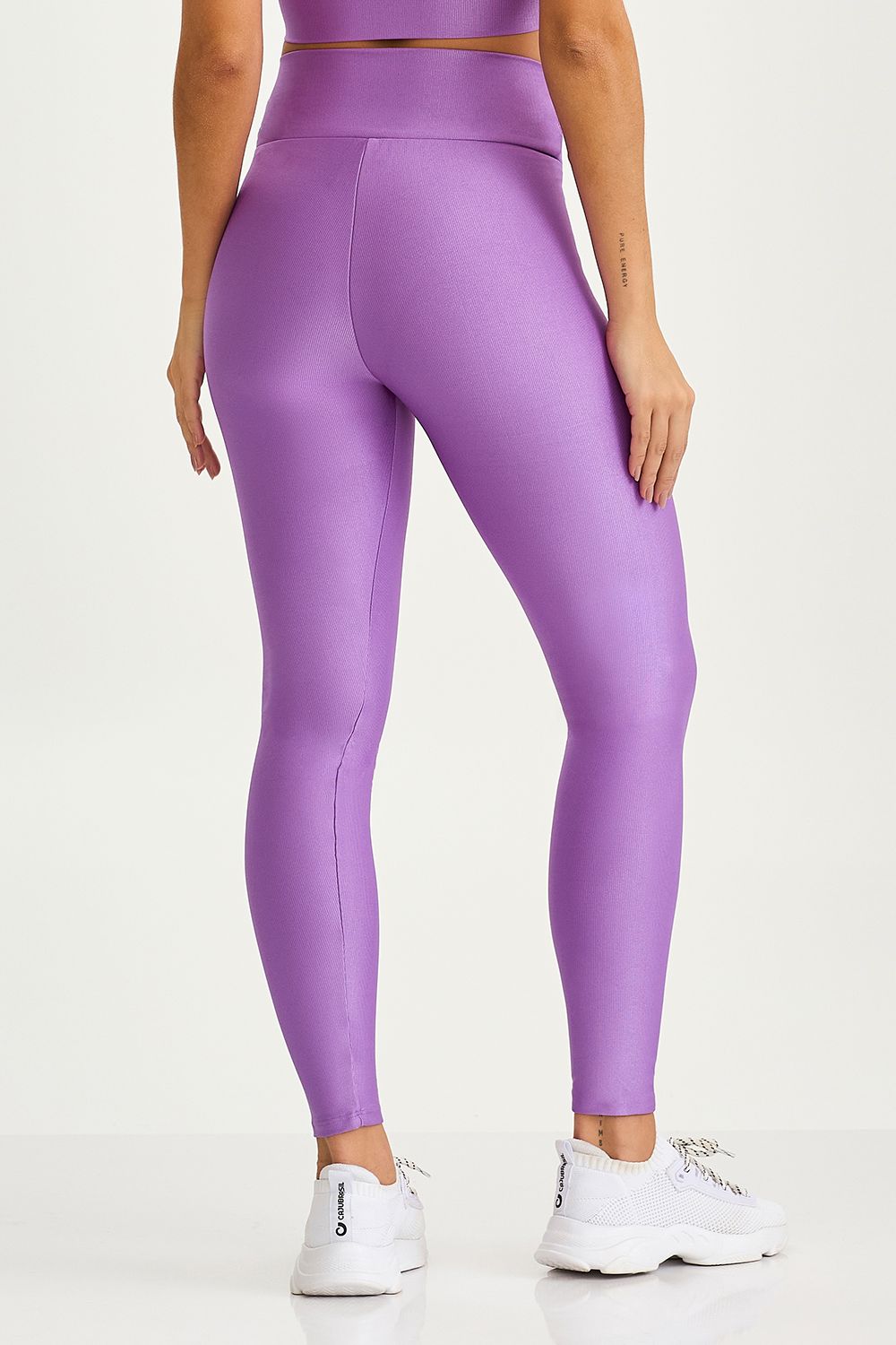 Legging Texturizada Com Silk Roxo Caju Brasil