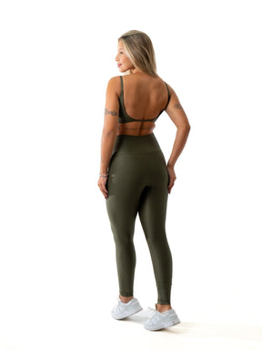 Conjunto Top e Legging Sophia Verde MF