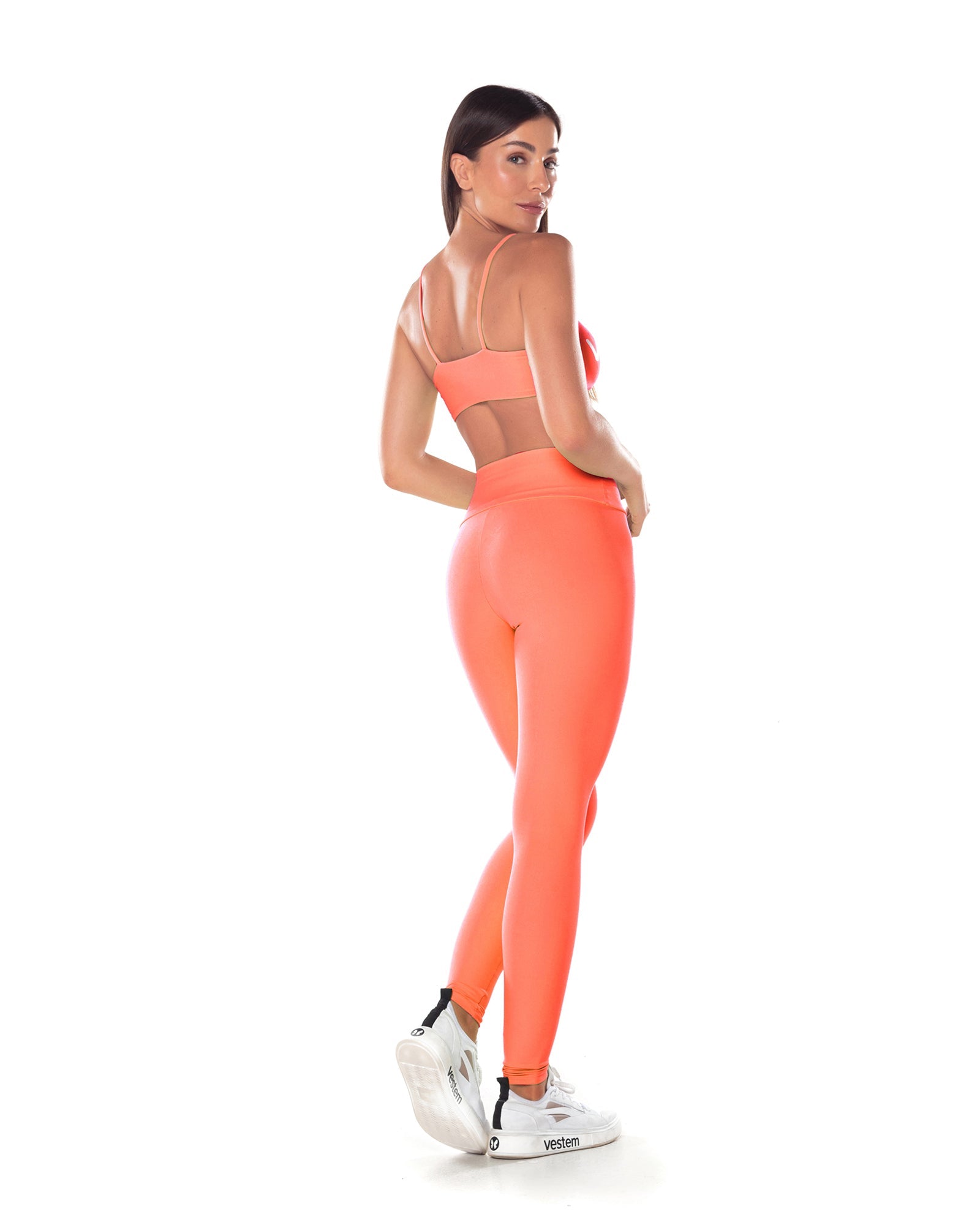 Legging Fuso Embaixadora Laranja Vestem