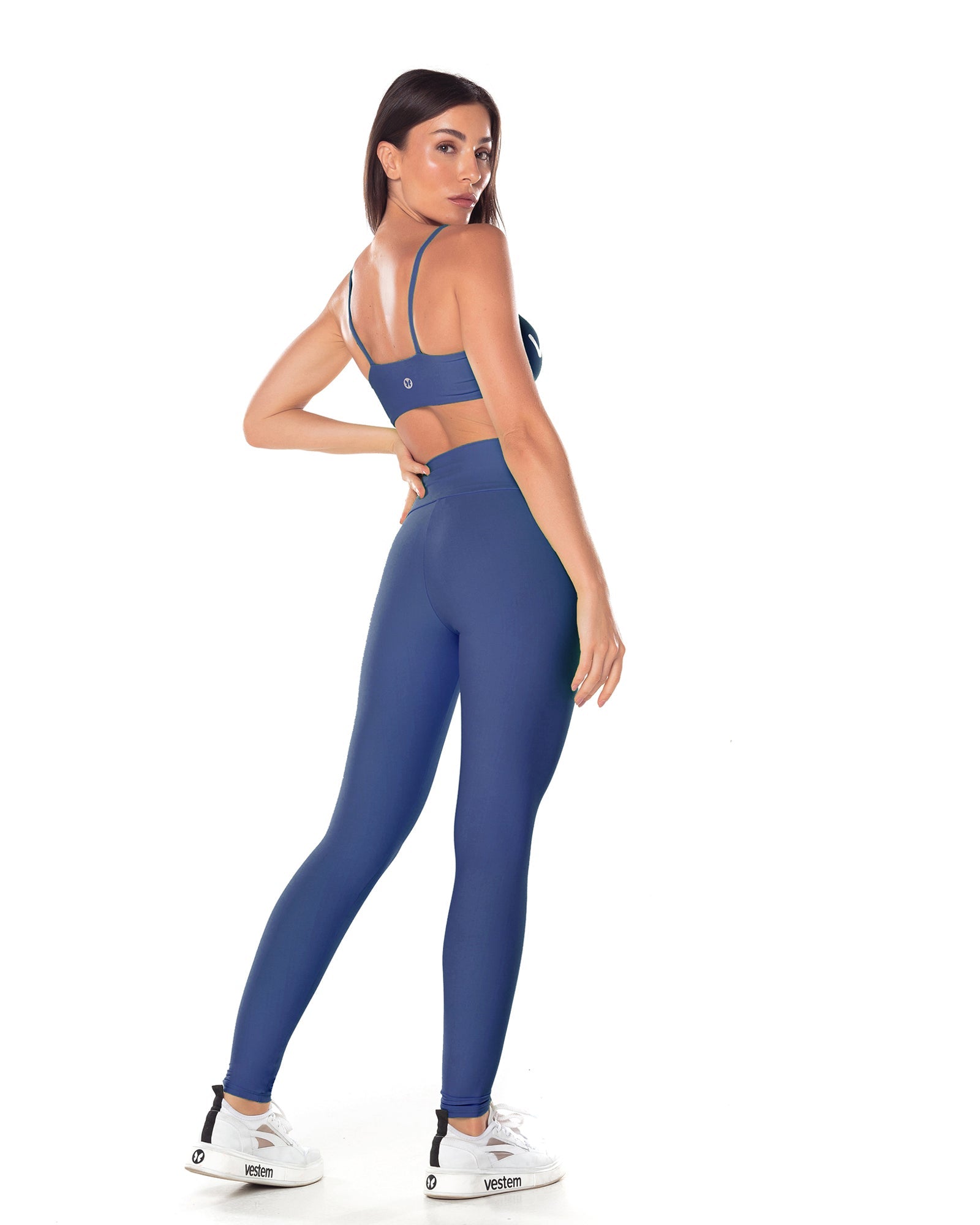 Legging Fuso Embaixadora Azul Vestem