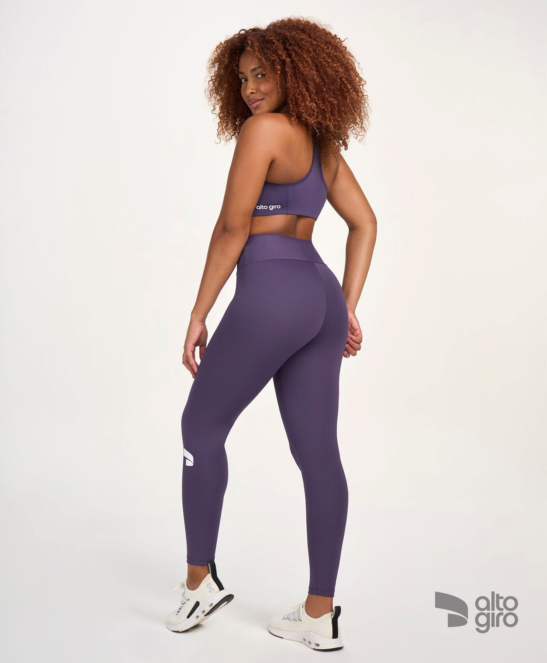 Legging Símbolo Essential Roxo Velvet Alto Giro