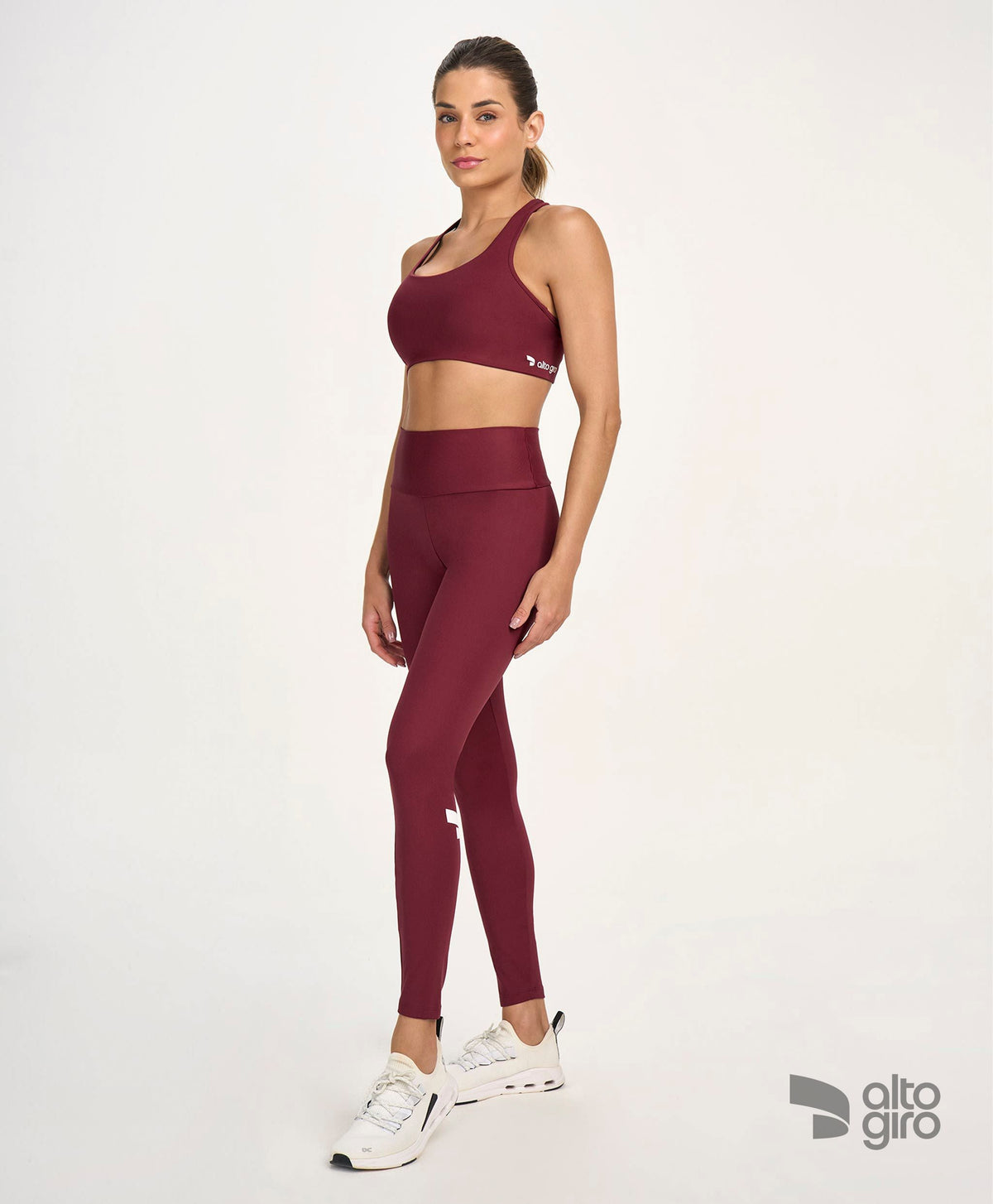 Legging Símbolo Essential Vermelho Tinto Alto Giro