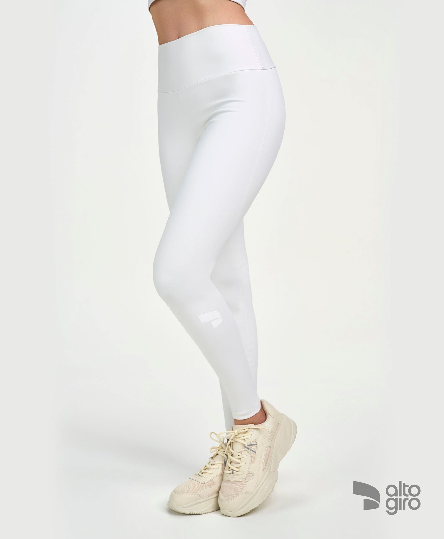 Legging Símbolo Essential Off White Alto Giro