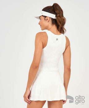 Regata Eterna Cropped Branco Alto Giro