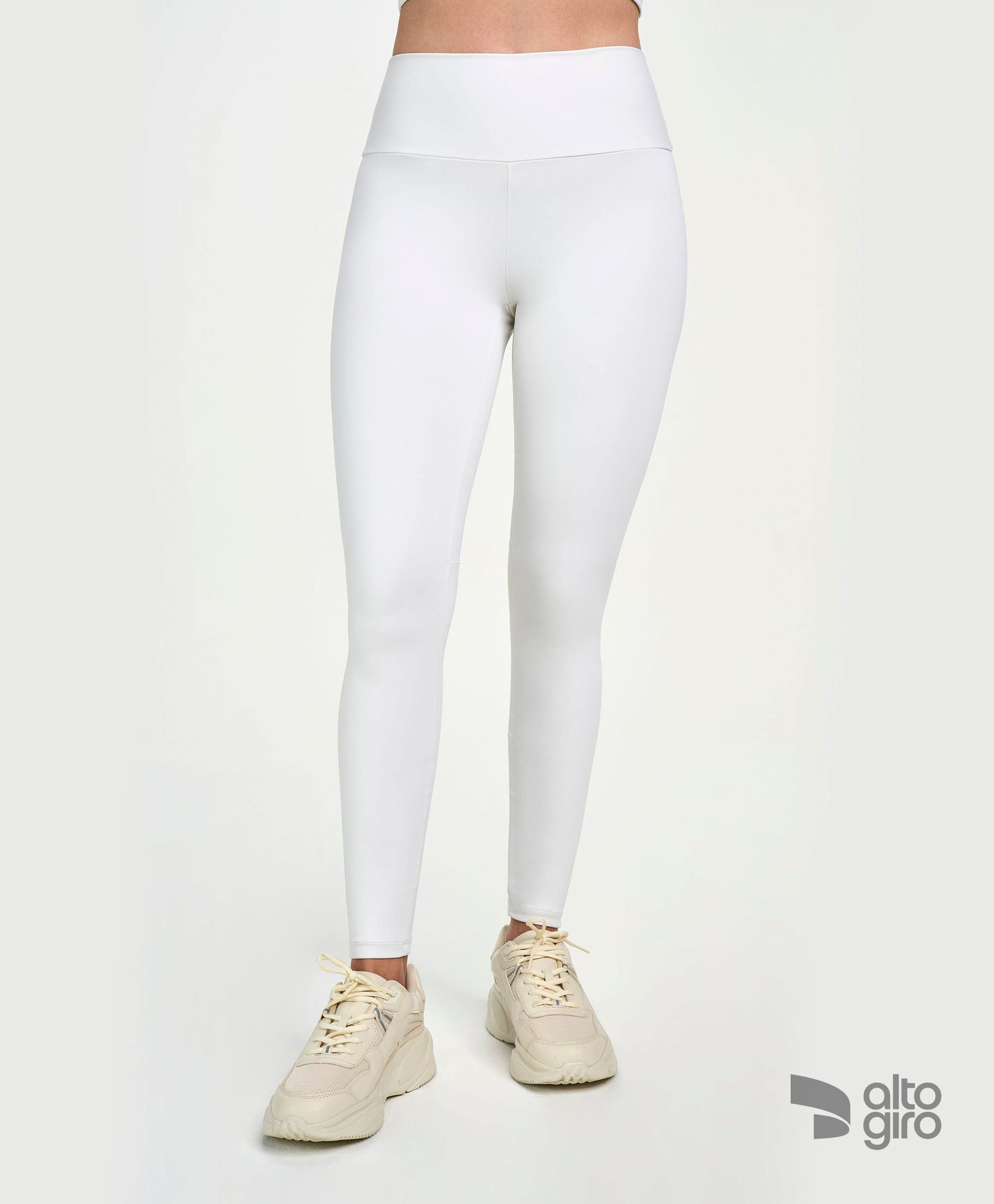 Legging Símbolo Essential Off White Alto Giro