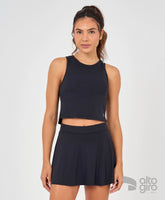 Regata Eterna Cropped Preto Alto Giro