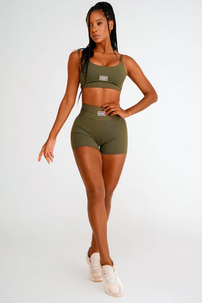 Short Basic Colors Verde Lets Gym