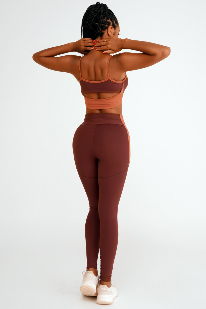 Legging Euphoria Marrom Lets Gym