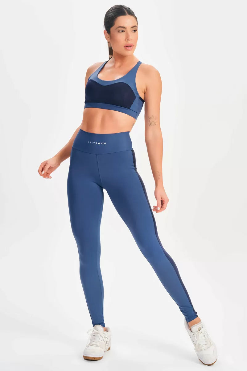 Legging Dark Azul Marinho Lets Gym