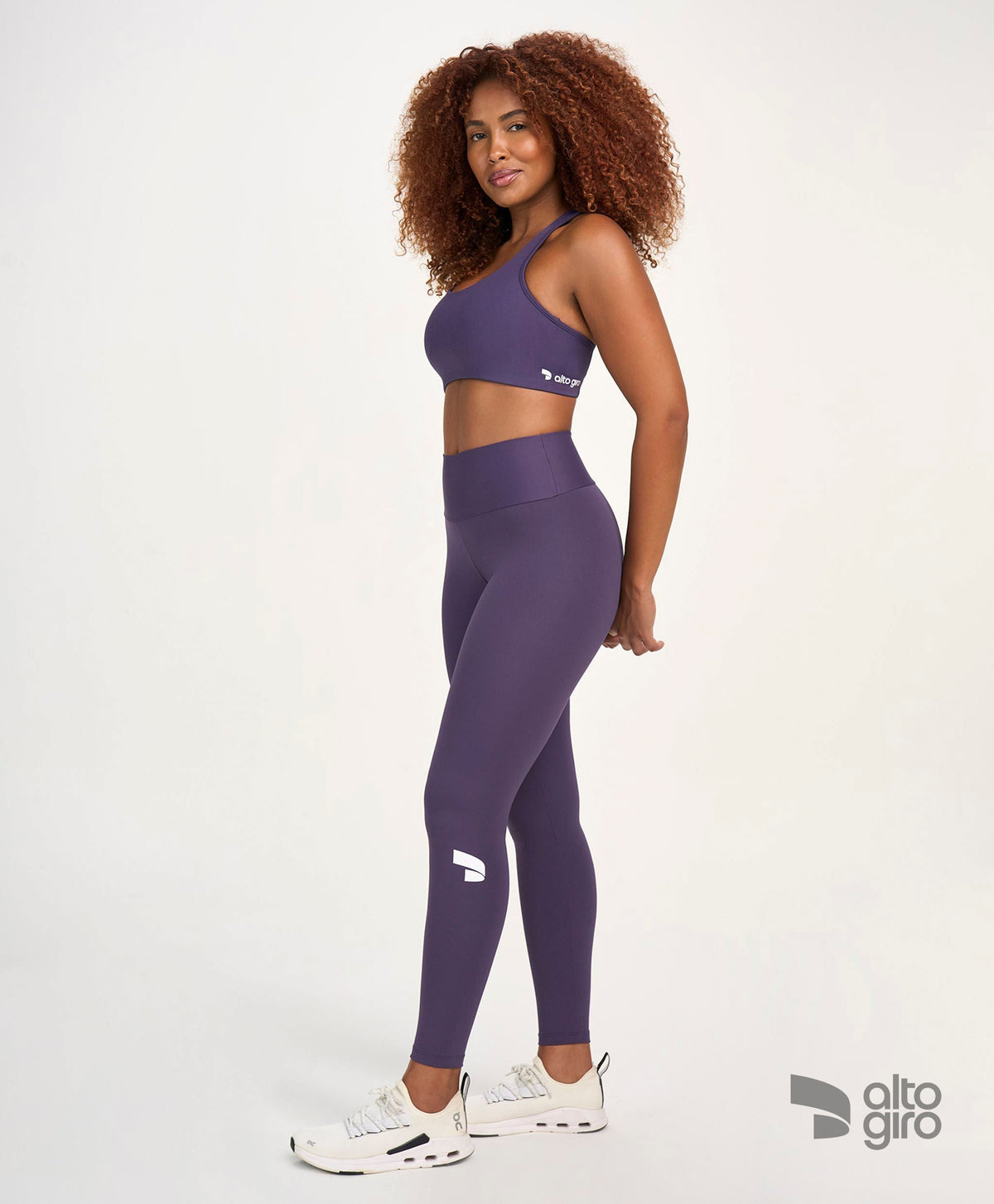 Legging Símbolo Essential Roxo Velvet Alto Giro