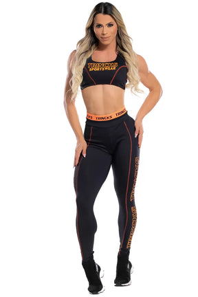 Legging Sports + Top Sports Orange