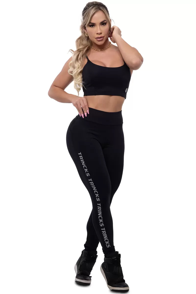 Conjunto Legging e Top All Black