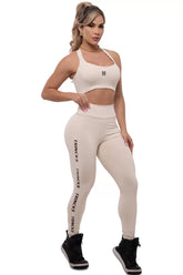 Conjunto Legging e Top Basic Off White