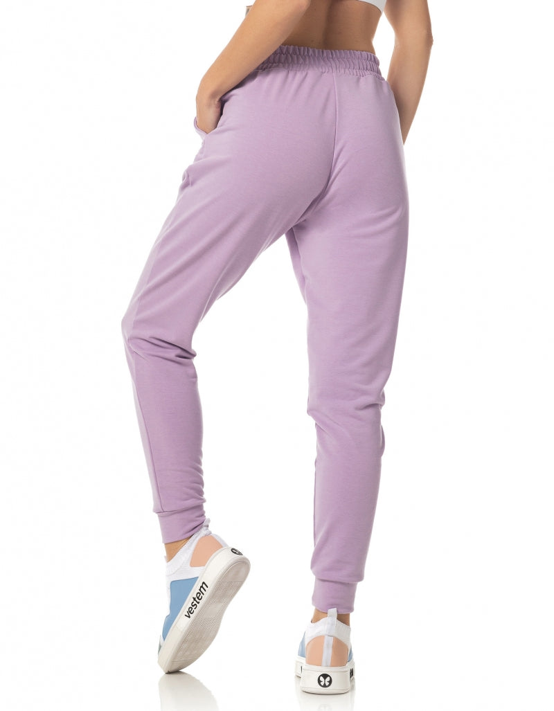 Calça Jogger Moletom Lilás Vestem