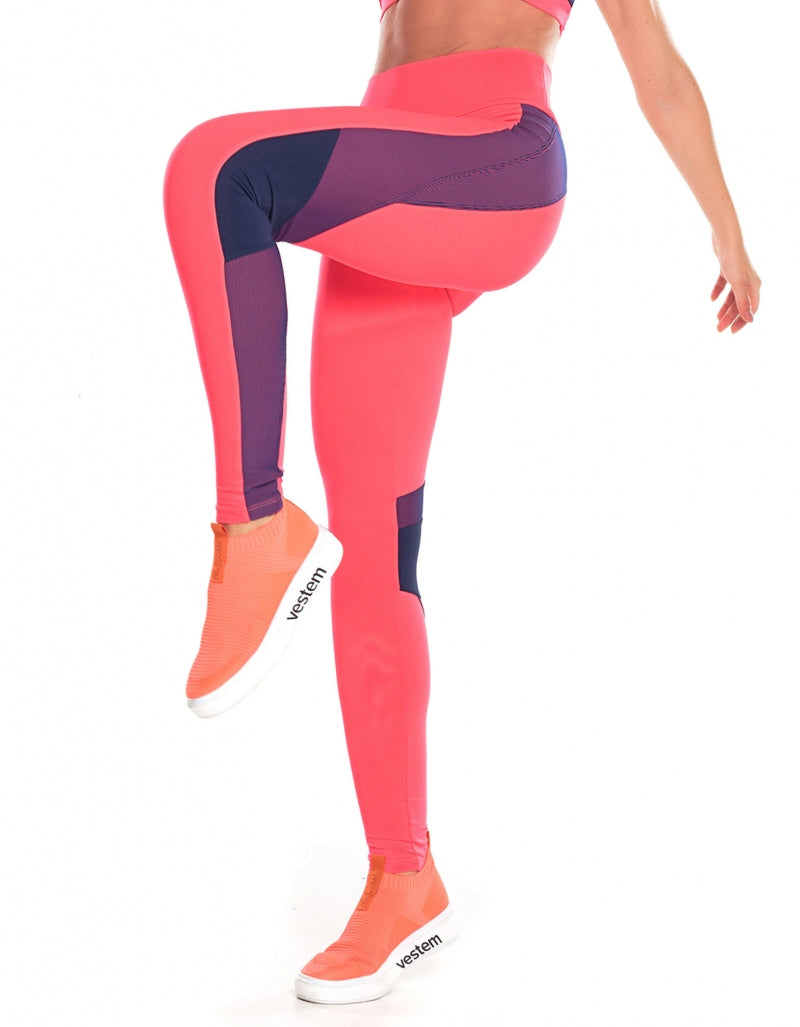 Conjunto Top e Legging com Recortes Mare Rosa Electra Vestem