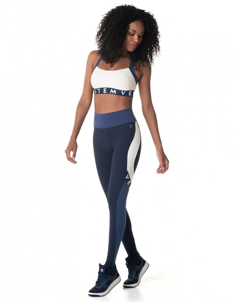 Conjunto Top e Legging Energy Gym Marinho Vestem