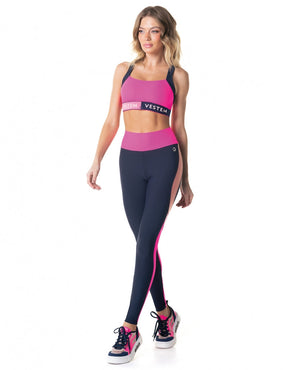 Legging Fuso Energy Gym Pink Vestem