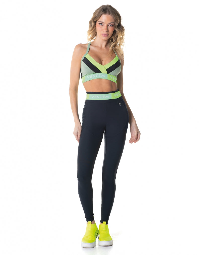 Legging Fuso Push Ups Preto Vestem