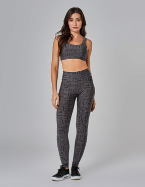 Conjunto Top e Legging Myst Cinza Vestem