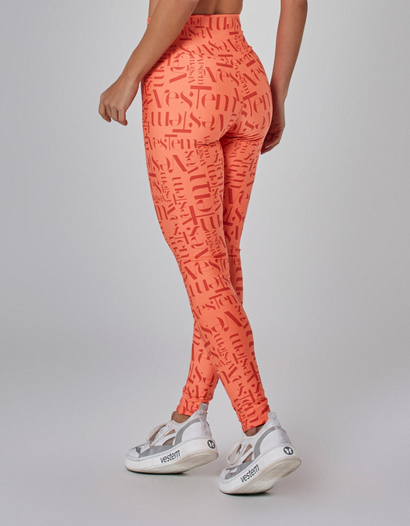 Legging Fuso Myst Laranja Vestem