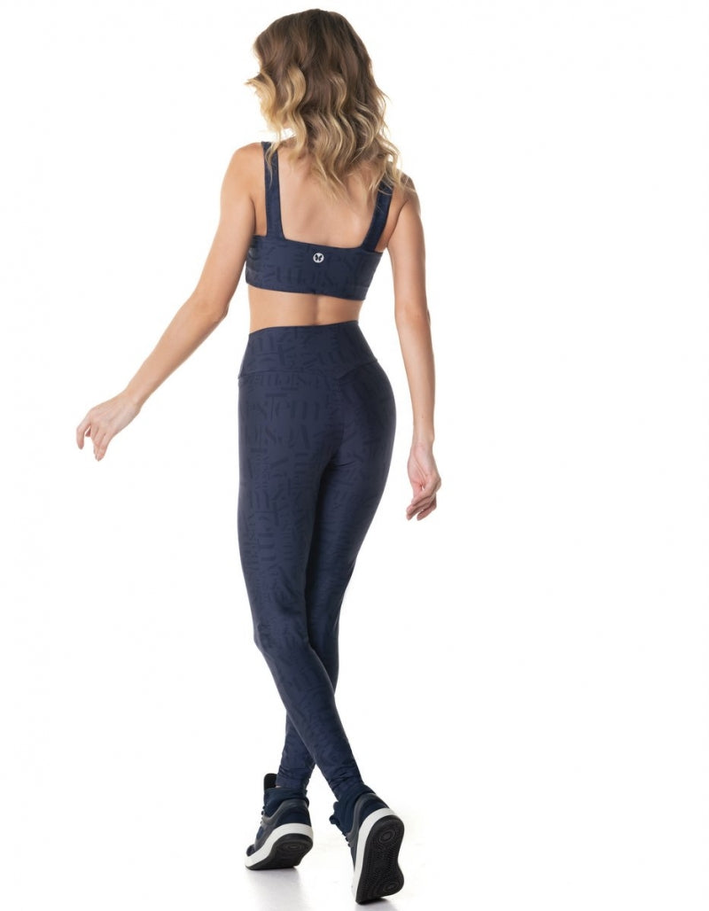 Conjunto Top e Legging Embolden Vestem Azul Marinho