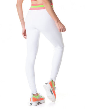 Legging Fuso Pulse Branco Vestem