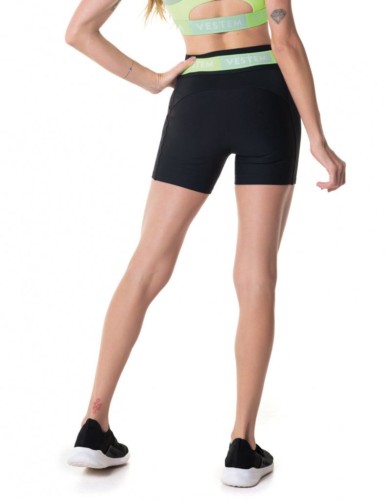 Conjunto Top e Shorts Bold Preto Vestem