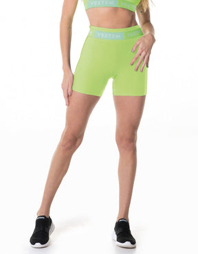 Conjunto Top e Shorts Bold Verde Neon Vestem