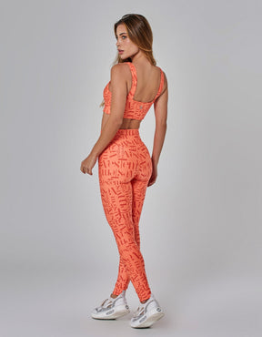 Conjunto Top e Legging Myst Laranja Vestem